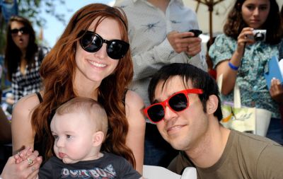 Ashlee Simpson and her son