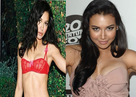 Naya Rivera Breast Implants Before and After
